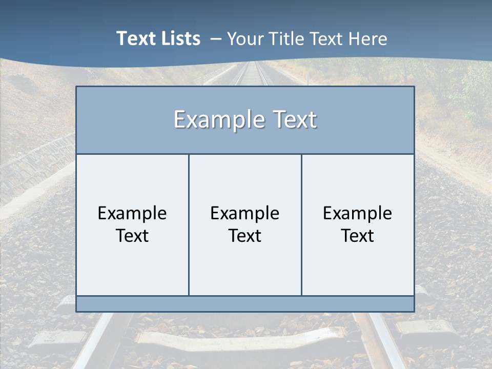 Junction Steel Lost PowerPoint Template