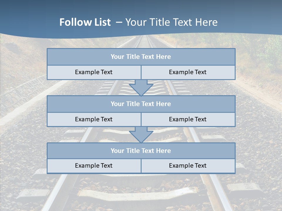 Junction Steel Lost PowerPoint Template