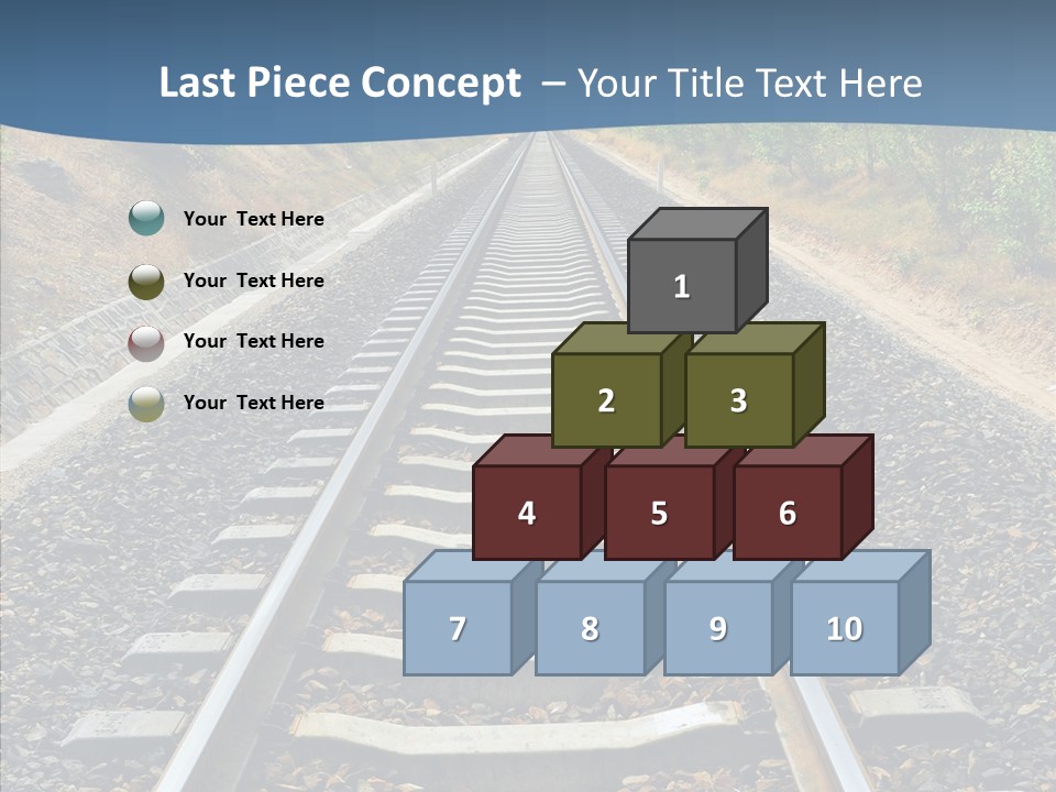 Junction Steel Lost PowerPoint Template