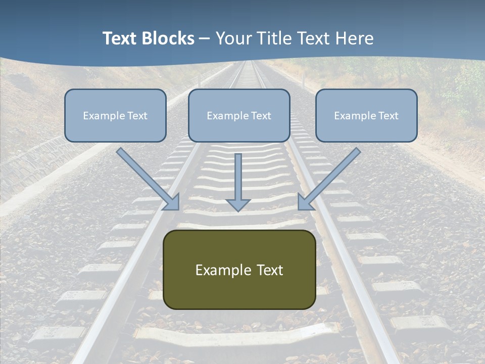 Junction Steel Lost PowerPoint Template
