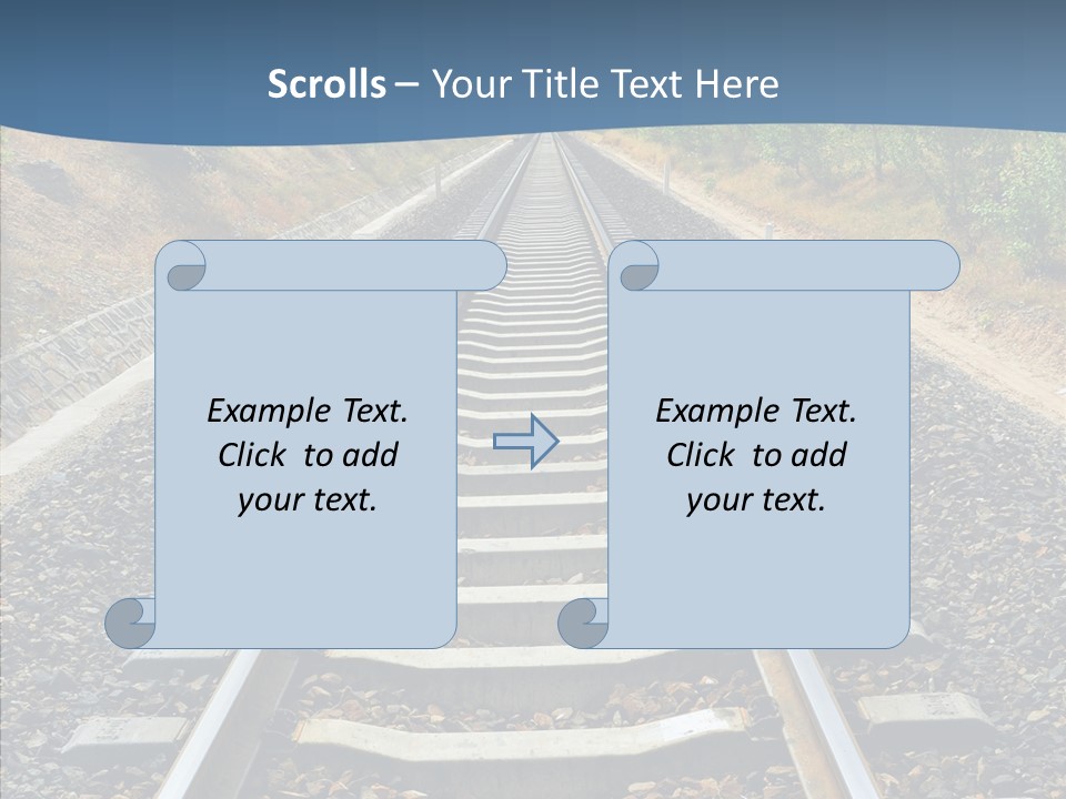 Junction Steel Lost PowerPoint Template