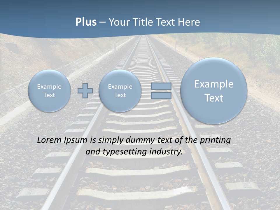 Junction Steel Lost PowerPoint Template