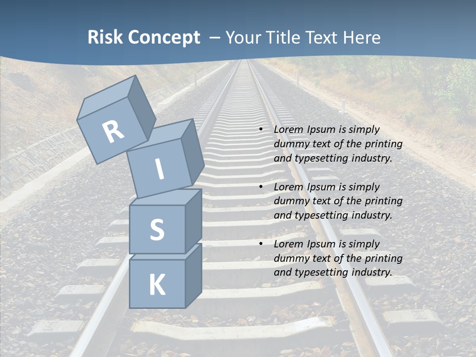 Junction Steel Lost PowerPoint Template