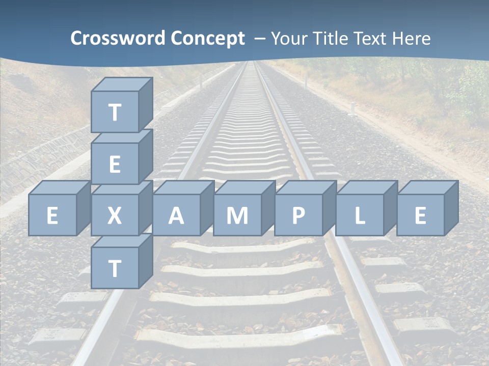 Junction Steel Lost PowerPoint Template