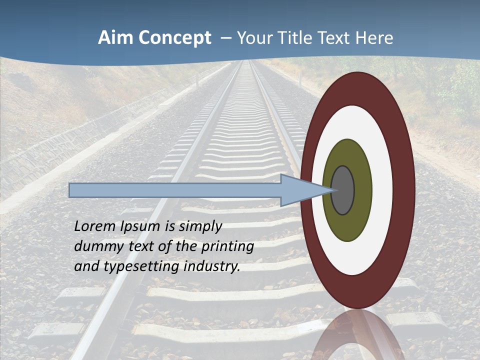 Junction Steel Lost PowerPoint Template