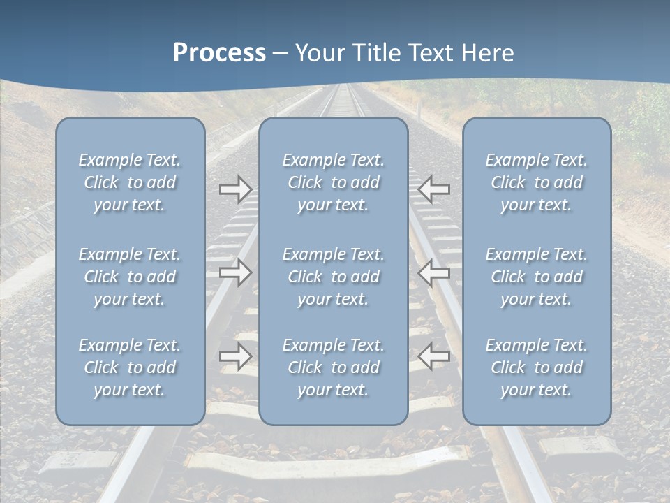Junction Steel Lost PowerPoint Template