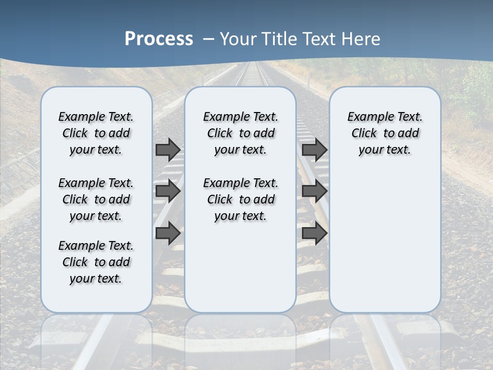 Junction Steel Lost PowerPoint Template