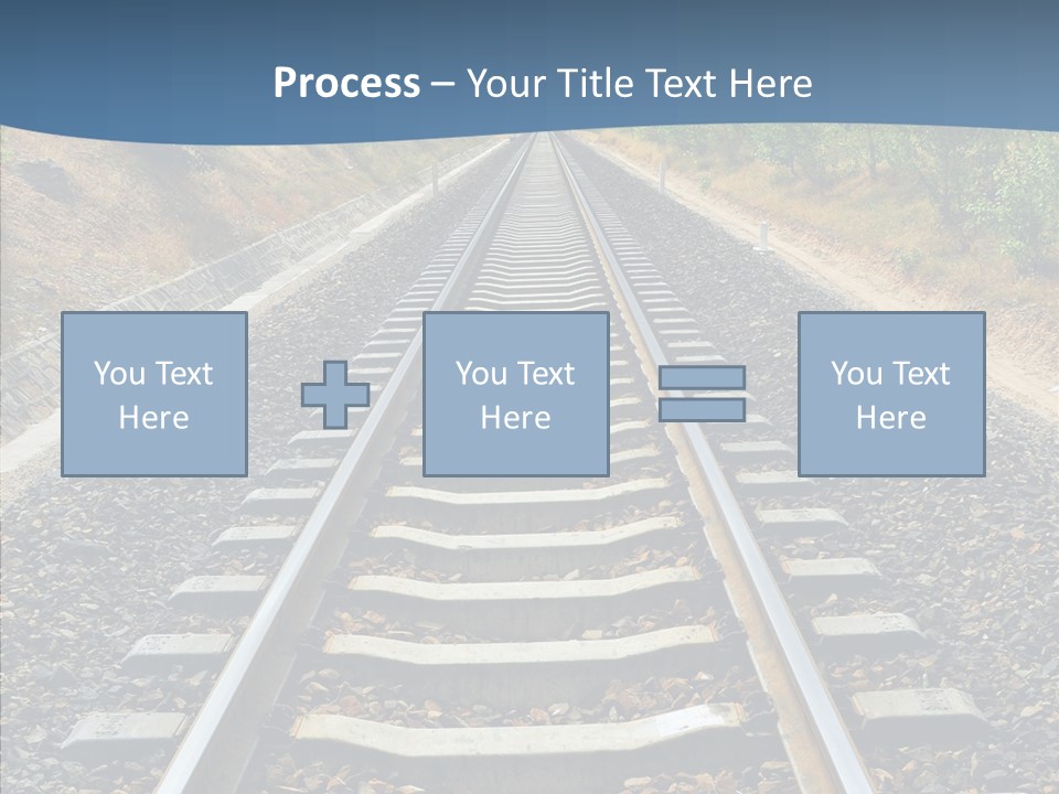 Junction Steel Lost PowerPoint Template