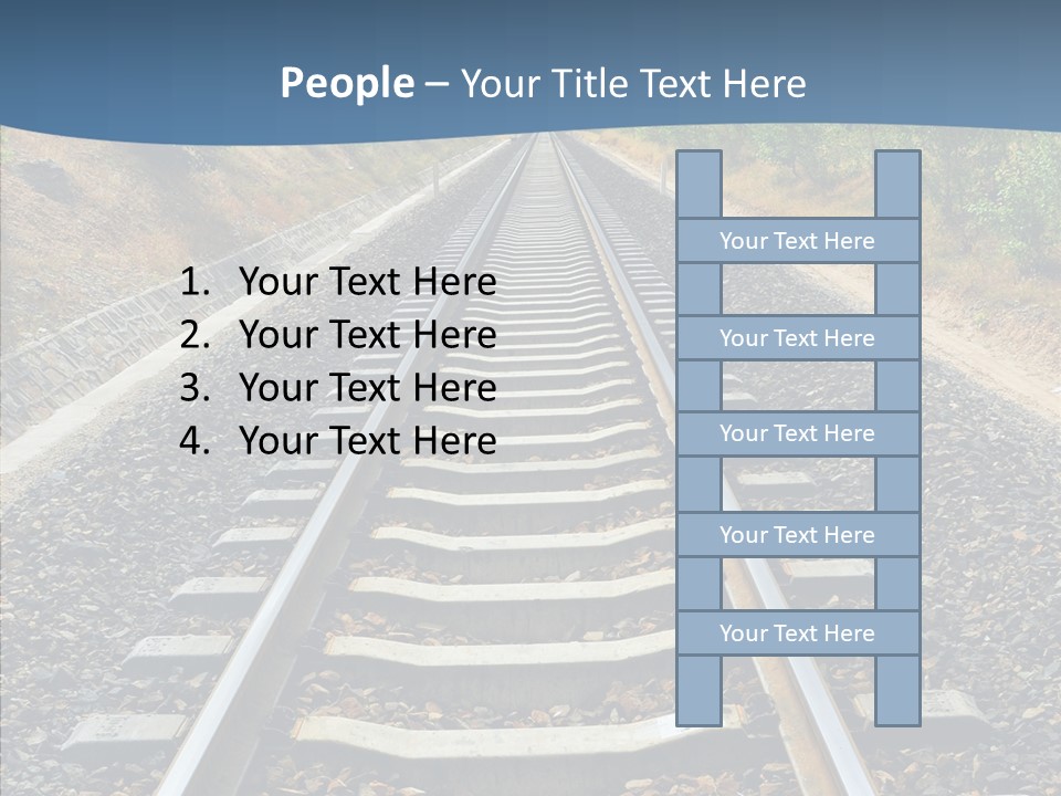 Junction Steel Lost PowerPoint Template
