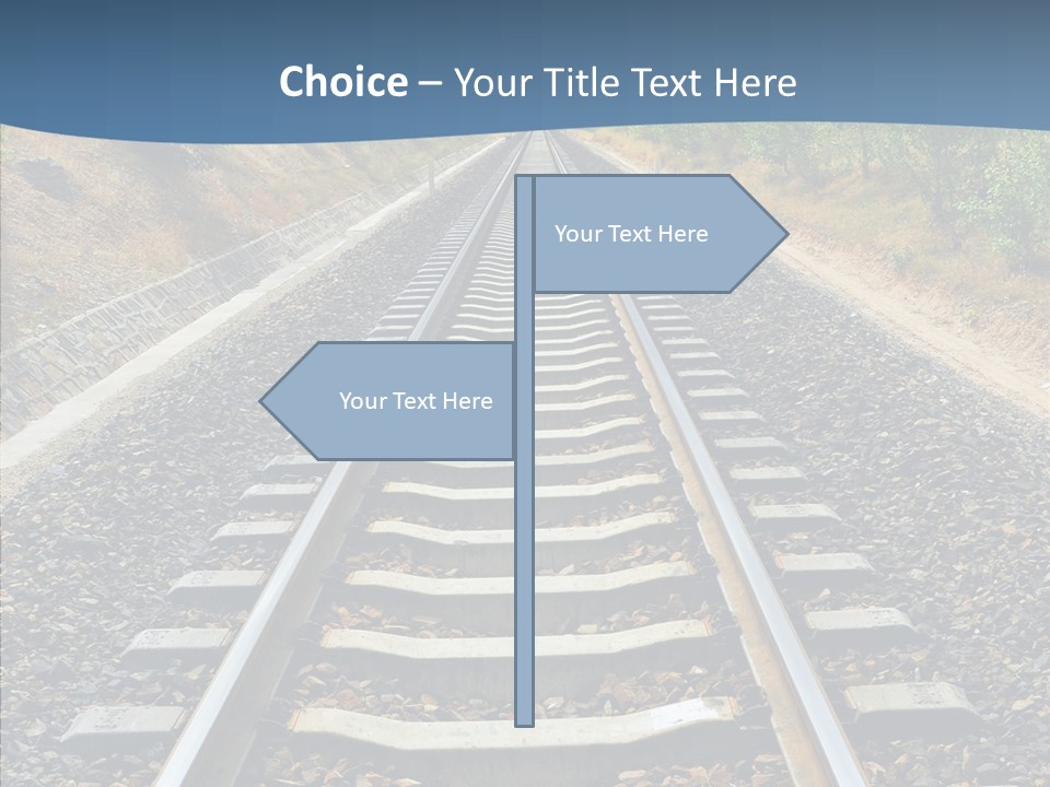 Junction Steel Lost PowerPoint Template