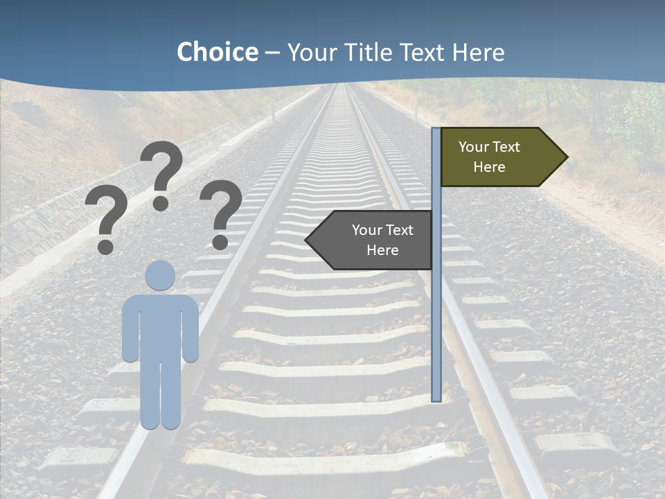 Junction Steel Lost PowerPoint Template