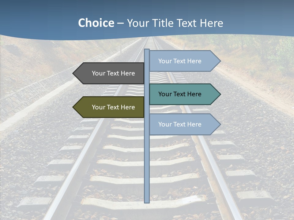 Junction Steel Lost PowerPoint Template
