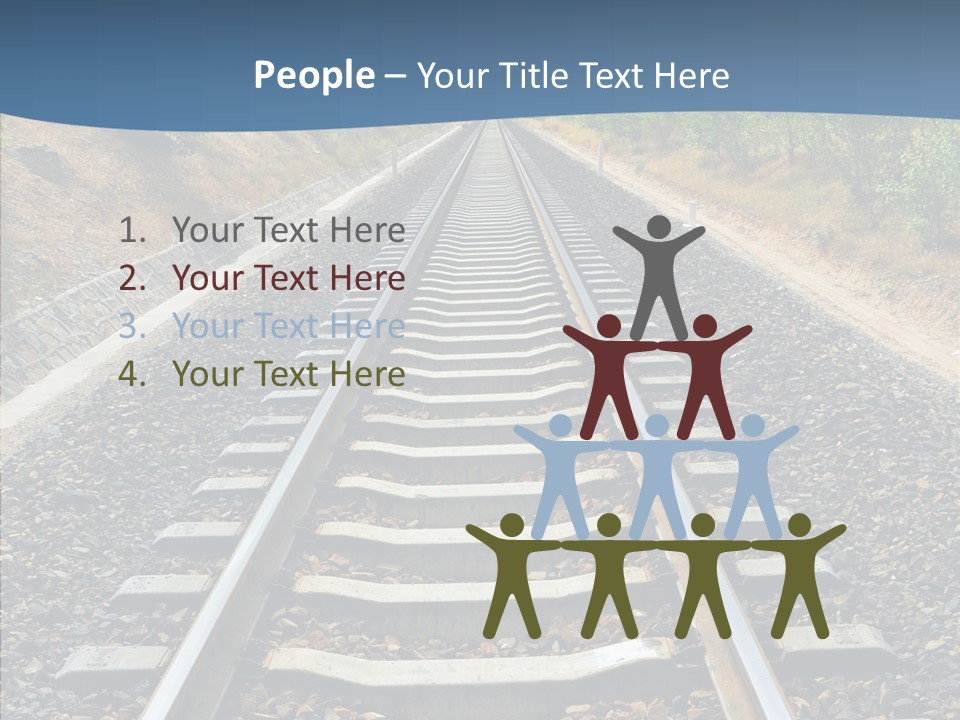 Junction Steel Lost PowerPoint Template