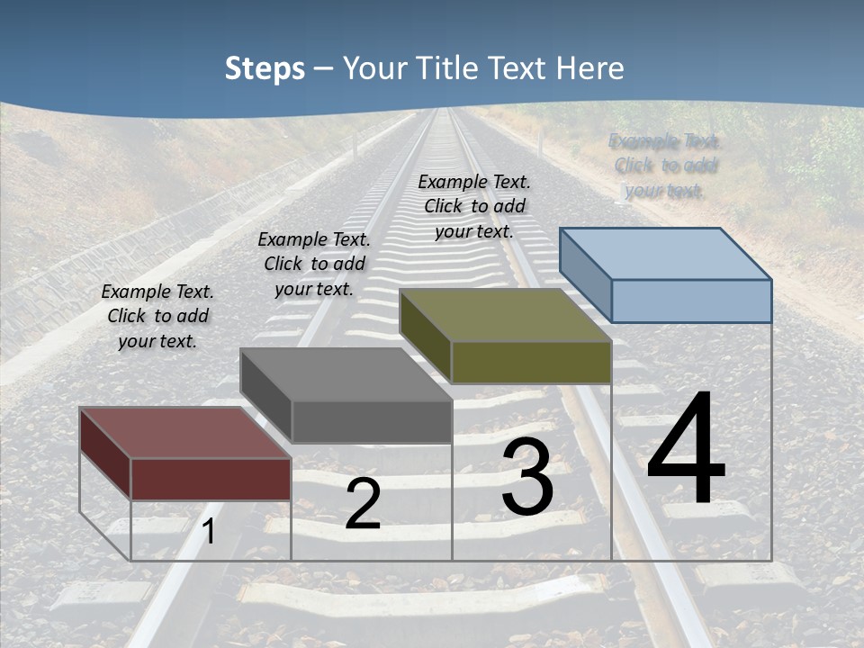 Junction Steel Lost PowerPoint Template