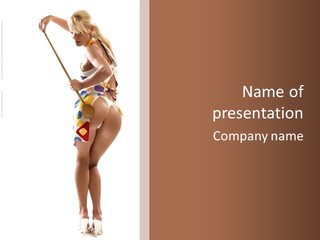 Beauty Fun Female PowerPoint Template