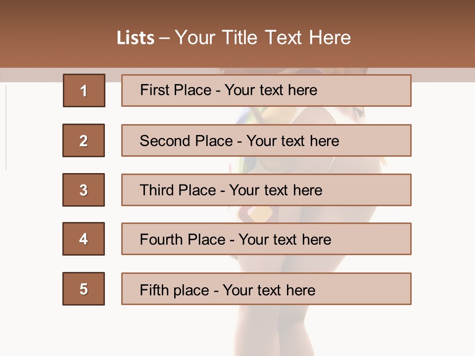 Beauty Fun Female PowerPoint Template