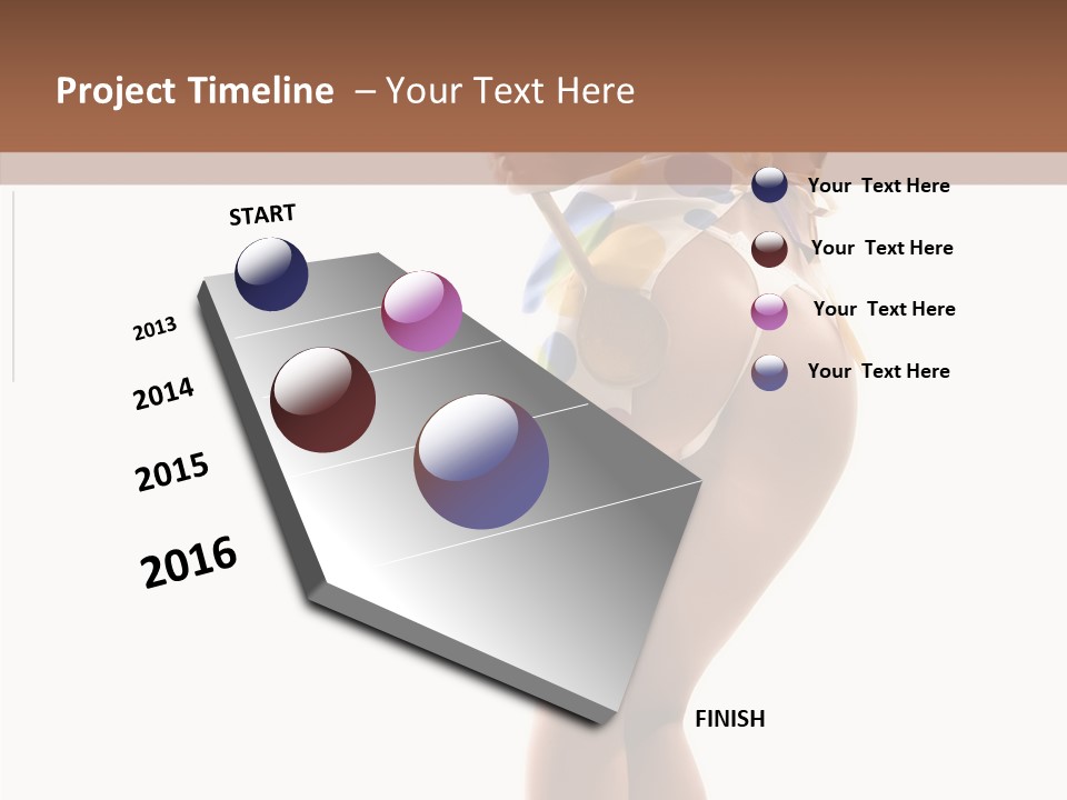 Beauty Fun Female PowerPoint Template