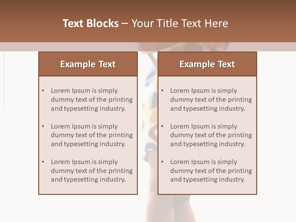 Beauty Fun Female PowerPoint Template