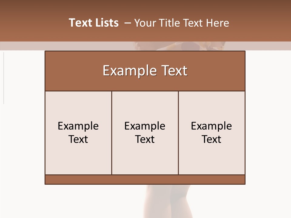 Beauty Fun Female PowerPoint Template