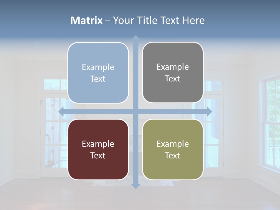 Inside Room Fireplace PowerPoint Template