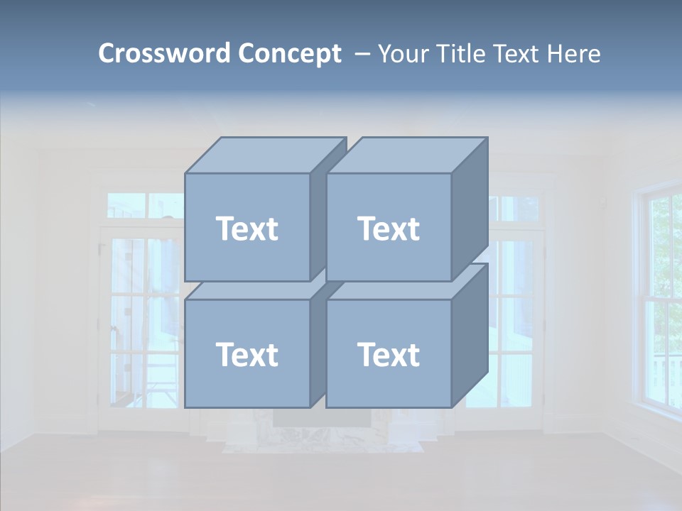 Inside Room Fireplace PowerPoint Template