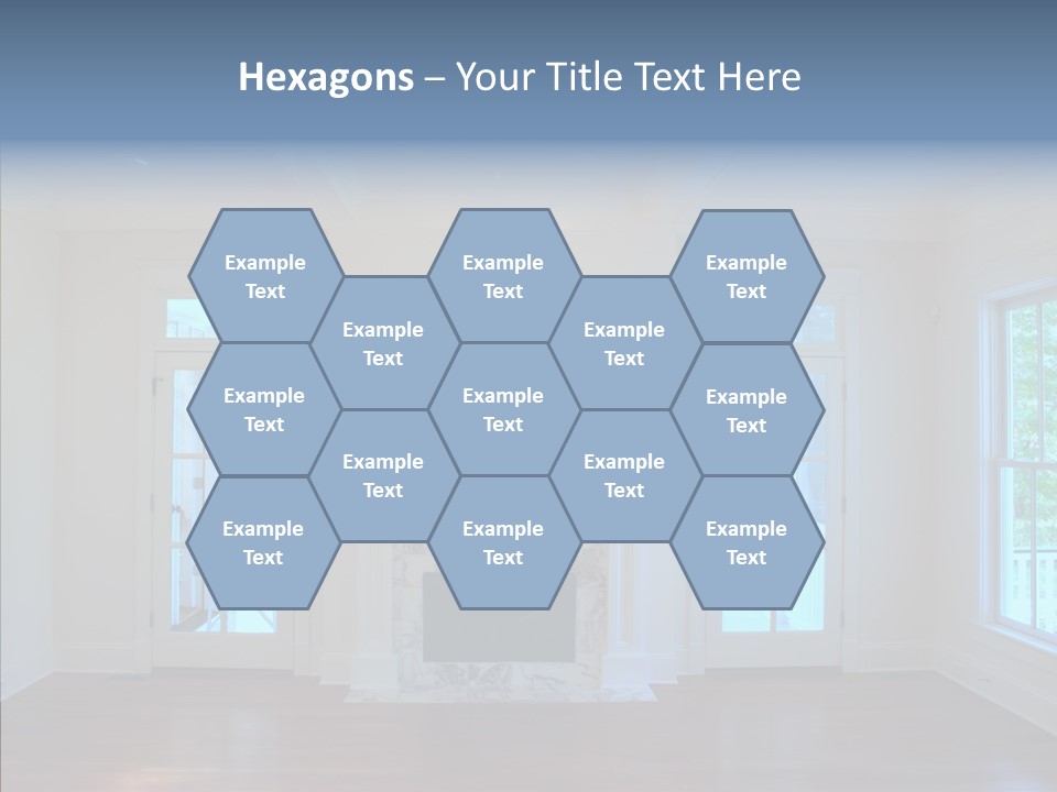 Inside Room Fireplace PowerPoint Template