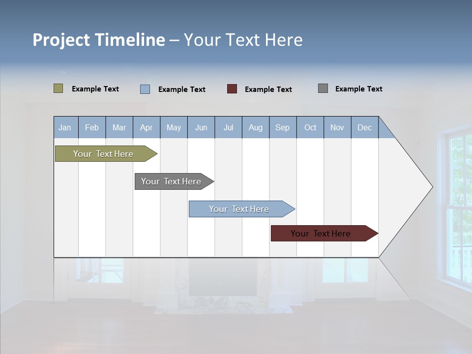Inside Room Fireplace PowerPoint Template