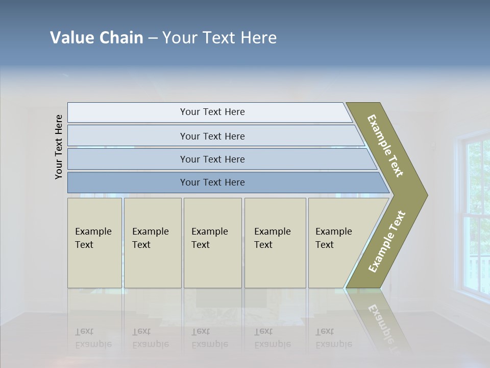 Inside Room Fireplace PowerPoint Template
