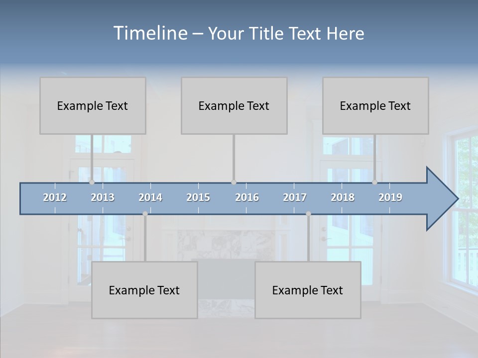 Inside Room Fireplace PowerPoint Template