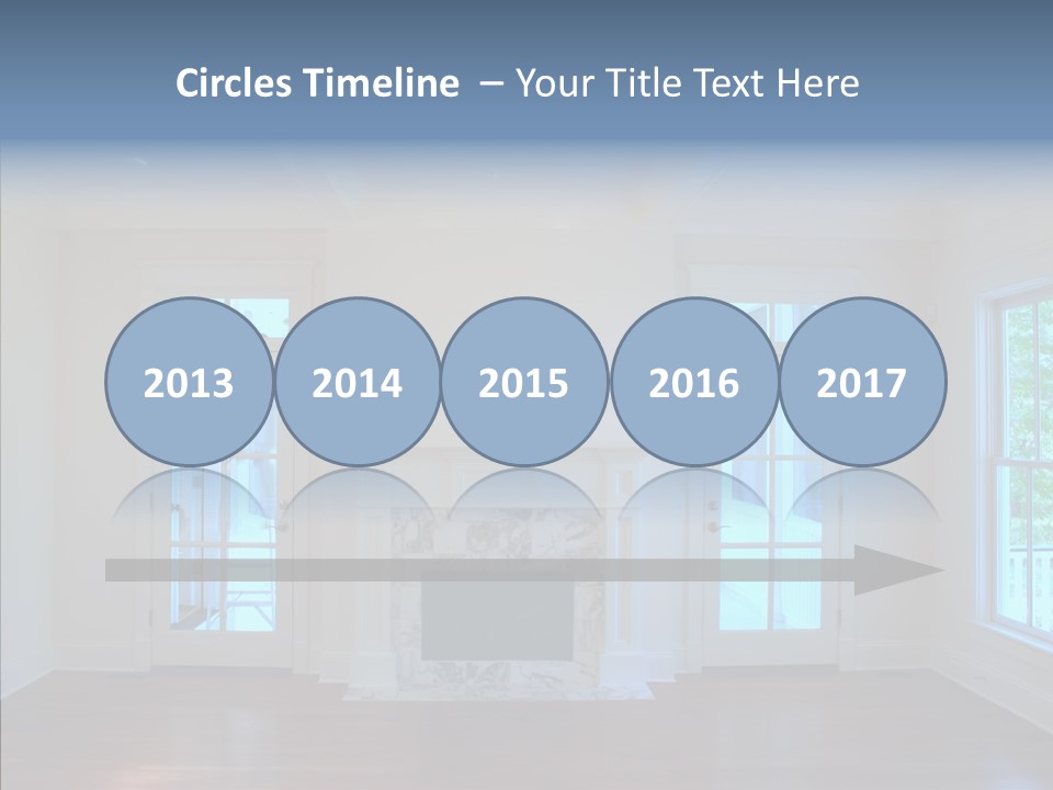 Inside Room Fireplace PowerPoint Template