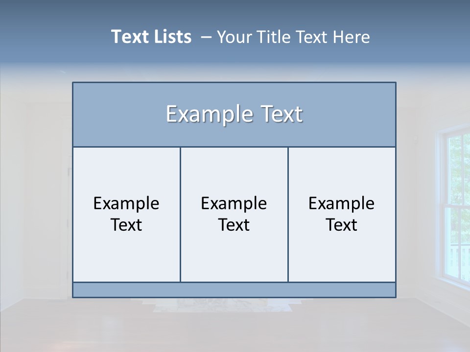 Inside Room Fireplace PowerPoint Template