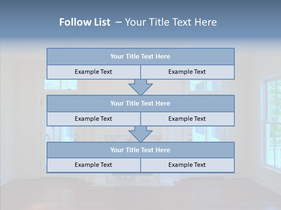 Inside Room Fireplace PowerPoint Template