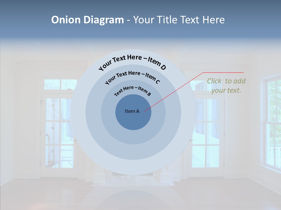 Inside Room Fireplace PowerPoint Template