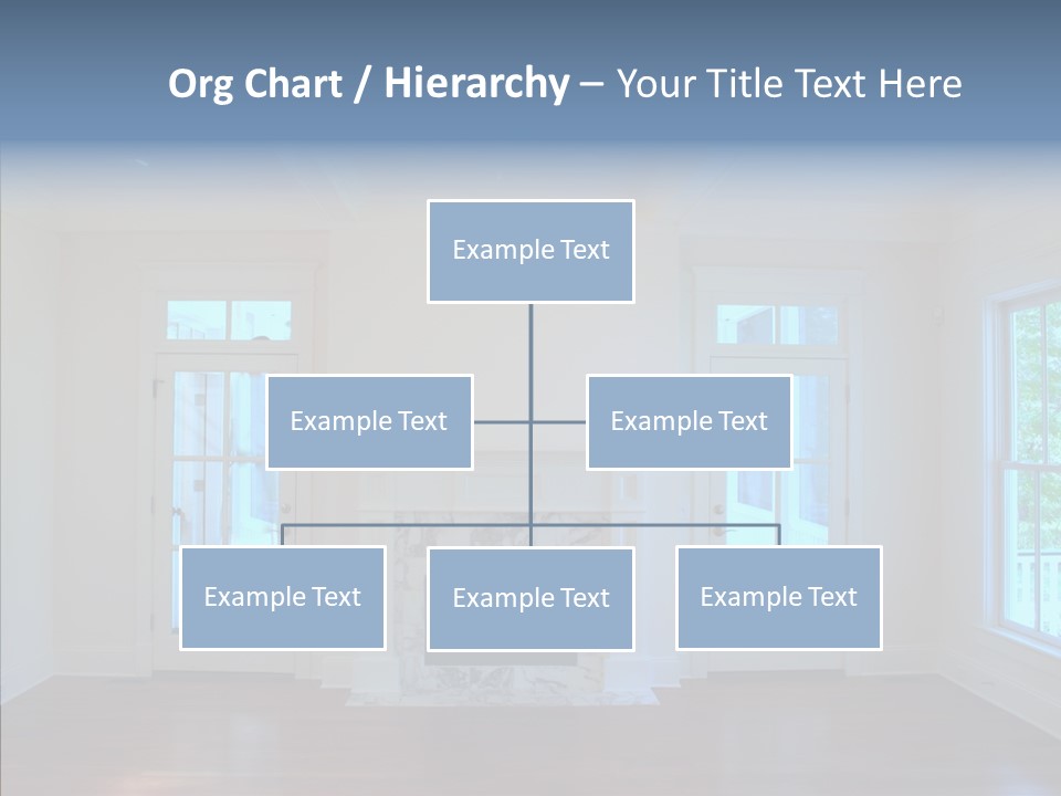 Inside Room Fireplace PowerPoint Template