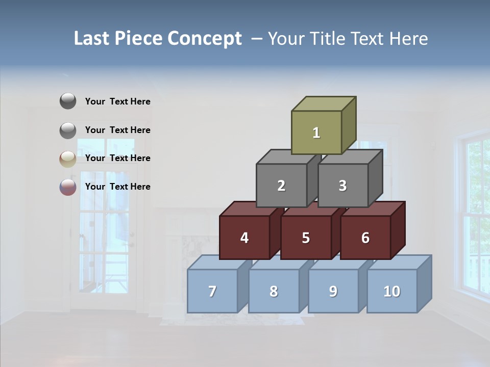 Inside Room Fireplace PowerPoint Template