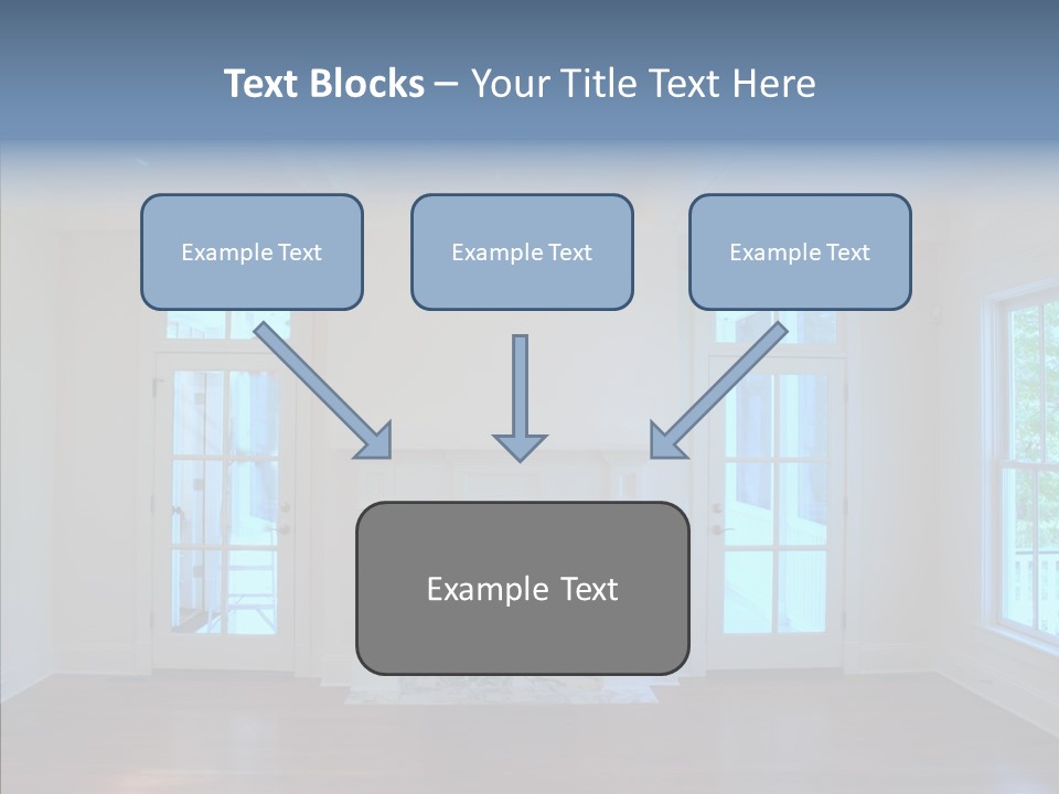 Inside Room Fireplace PowerPoint Template