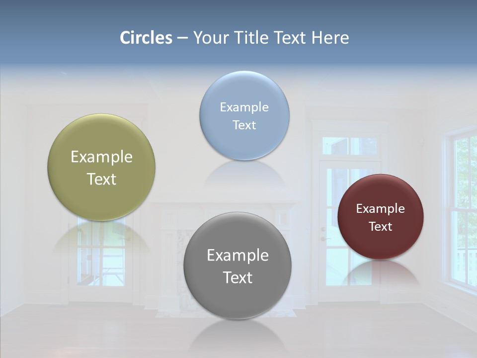 Inside Room Fireplace PowerPoint Template