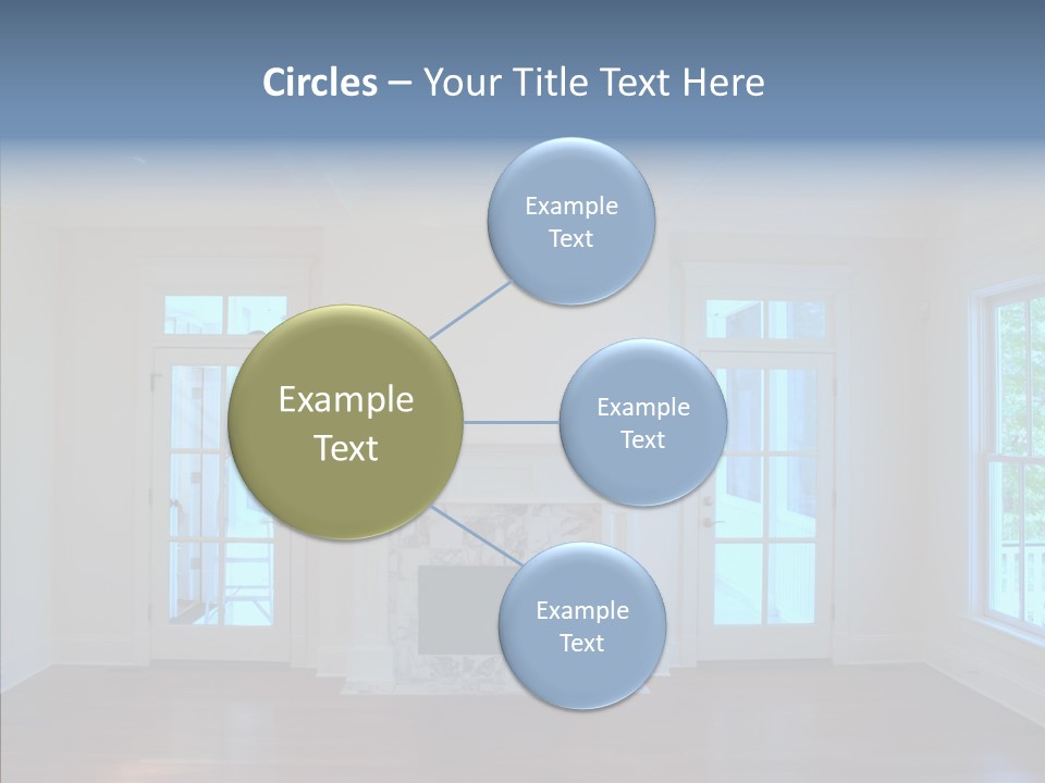 Inside Room Fireplace PowerPoint Template