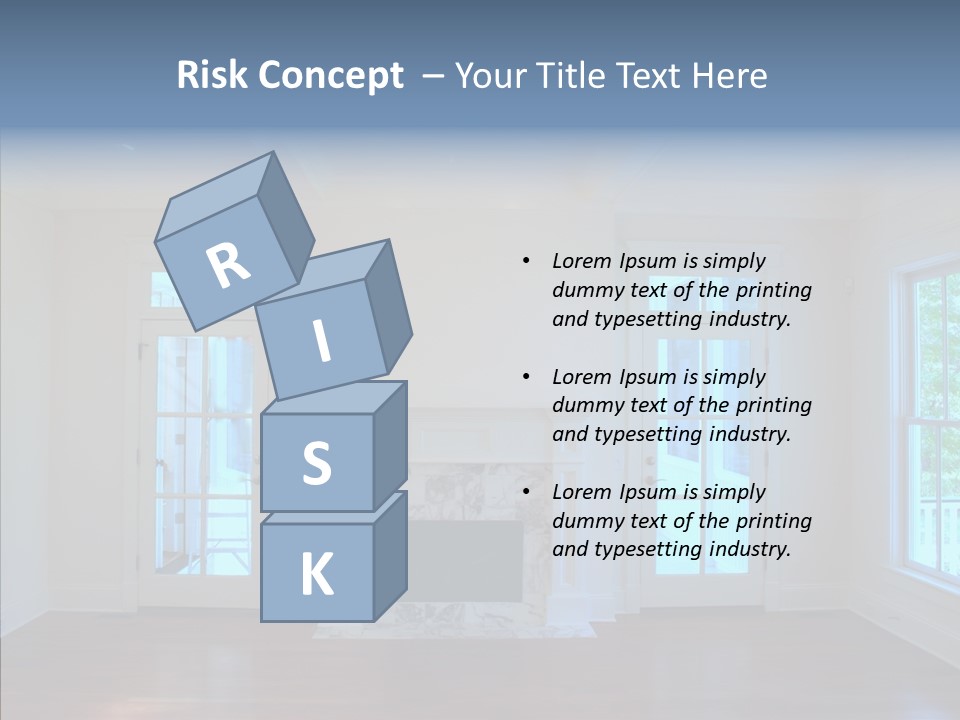 Inside Room Fireplace PowerPoint Template