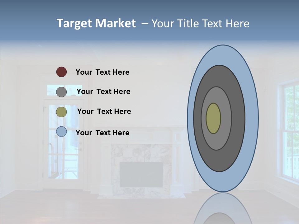 Inside Room Fireplace PowerPoint Template