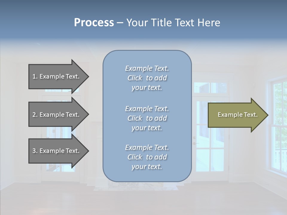 Inside Room Fireplace PowerPoint Template
