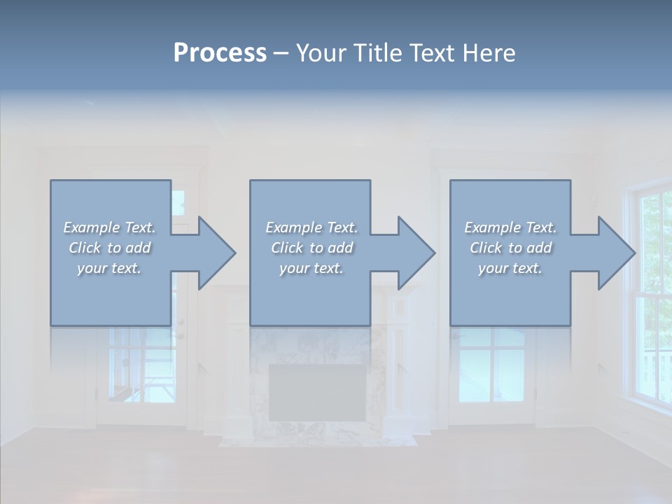 Inside Room Fireplace PowerPoint Template