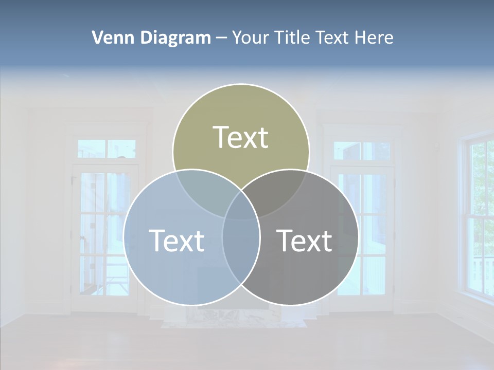 Inside Room Fireplace PowerPoint Template