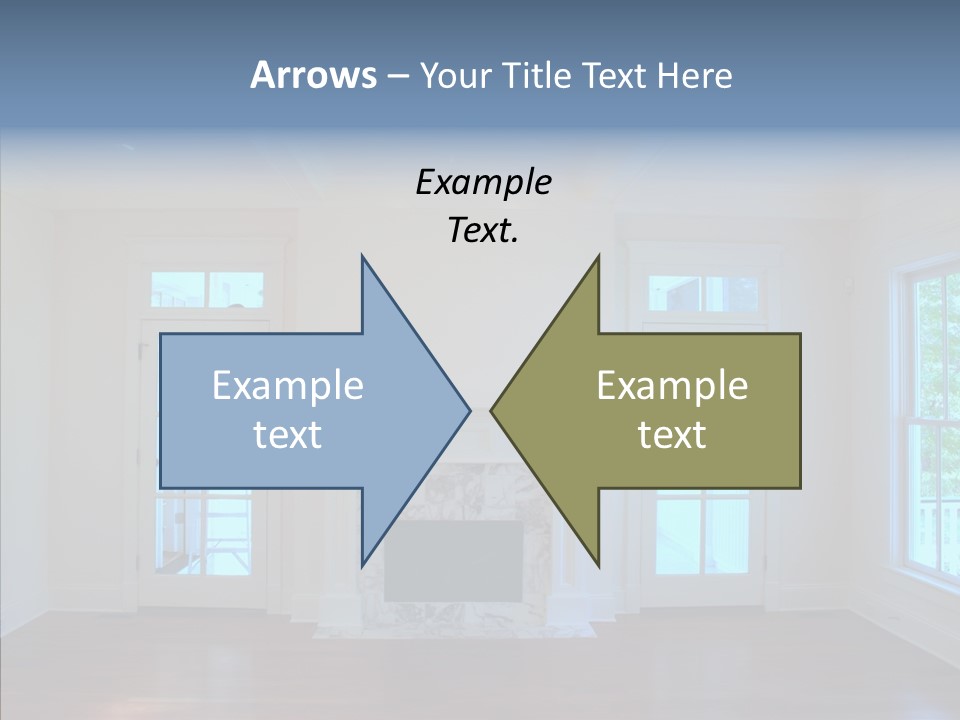 Inside Room Fireplace PowerPoint Template