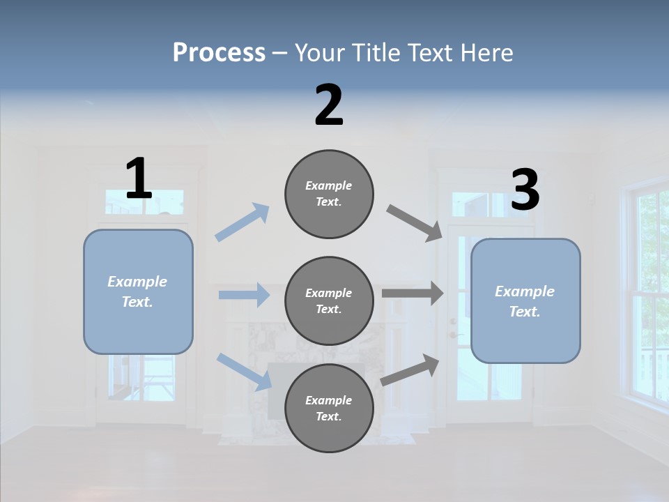 Inside Room Fireplace PowerPoint Template