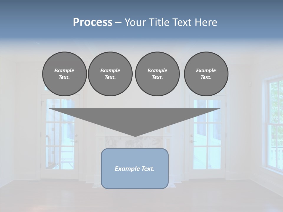 Inside Room Fireplace PowerPoint Template