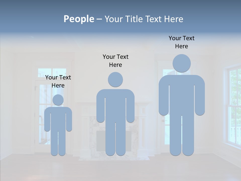 Inside Room Fireplace PowerPoint Template