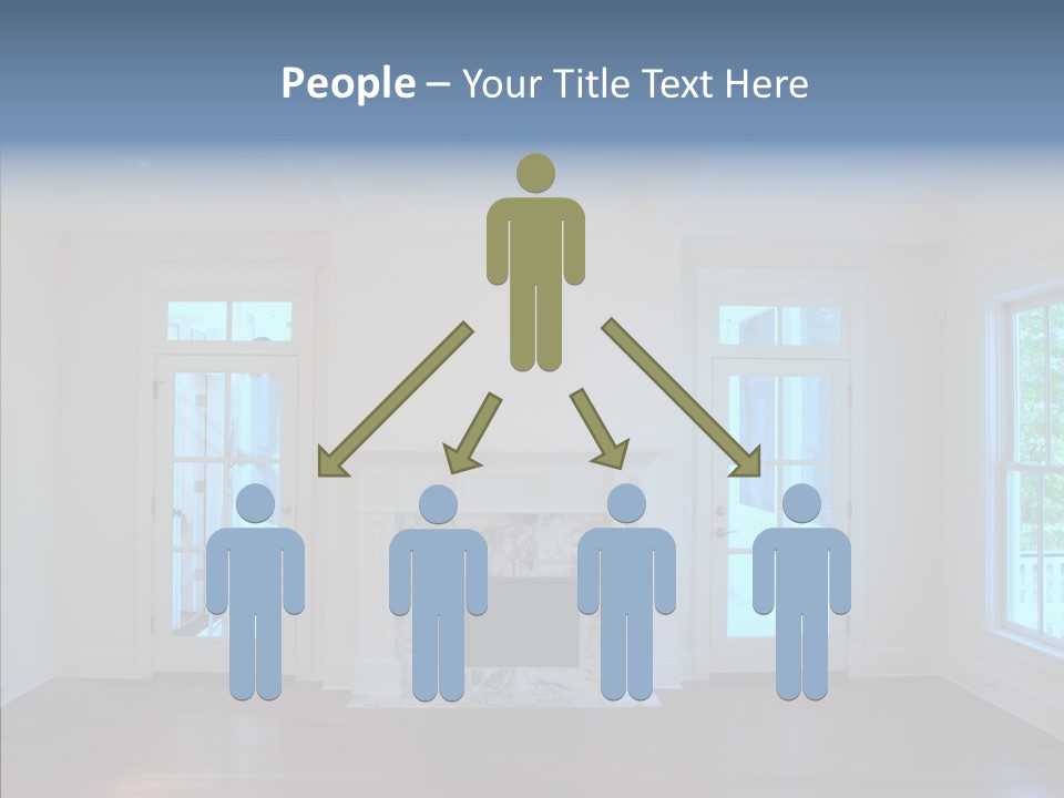 Inside Room Fireplace PowerPoint Template