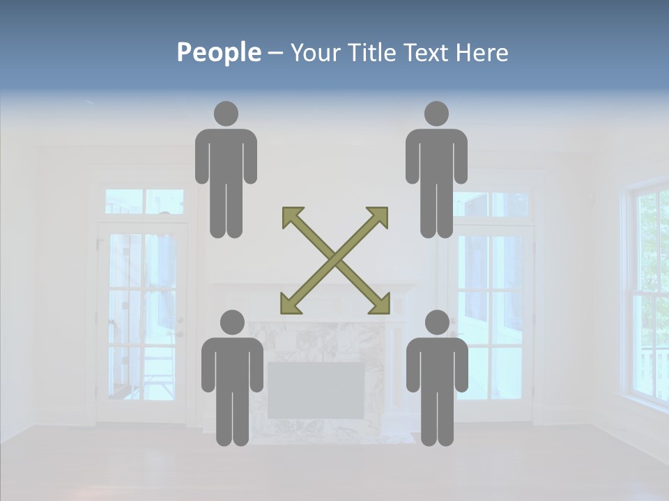 Inside Room Fireplace PowerPoint Template