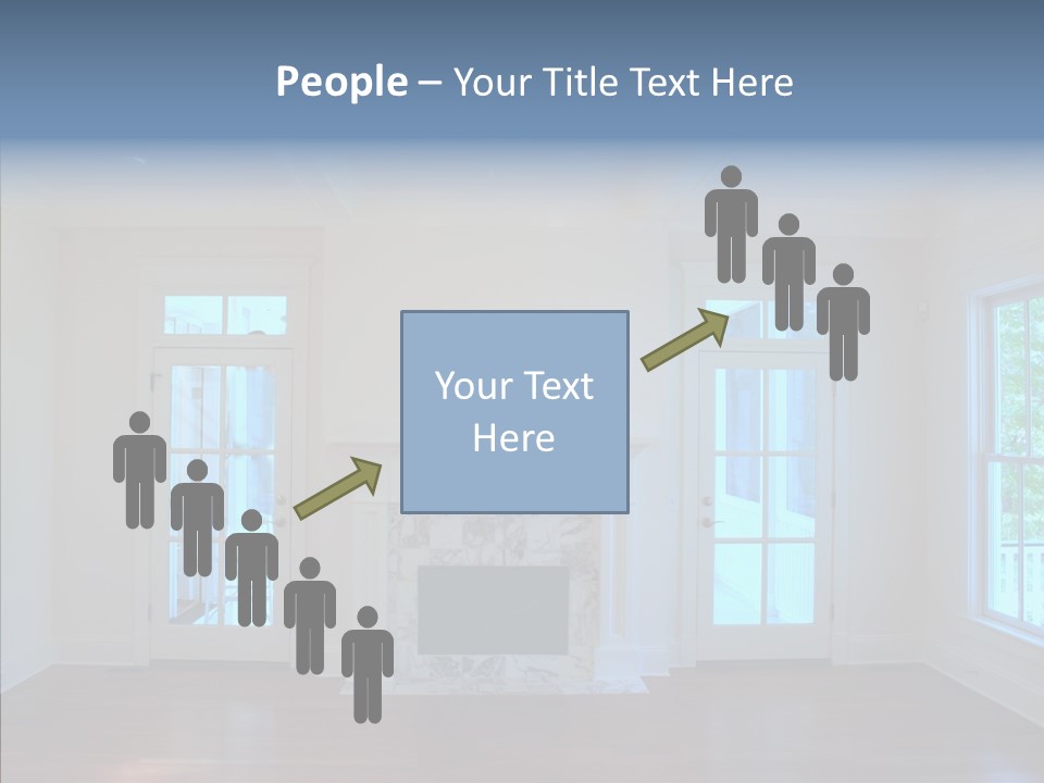 Inside Room Fireplace PowerPoint Template